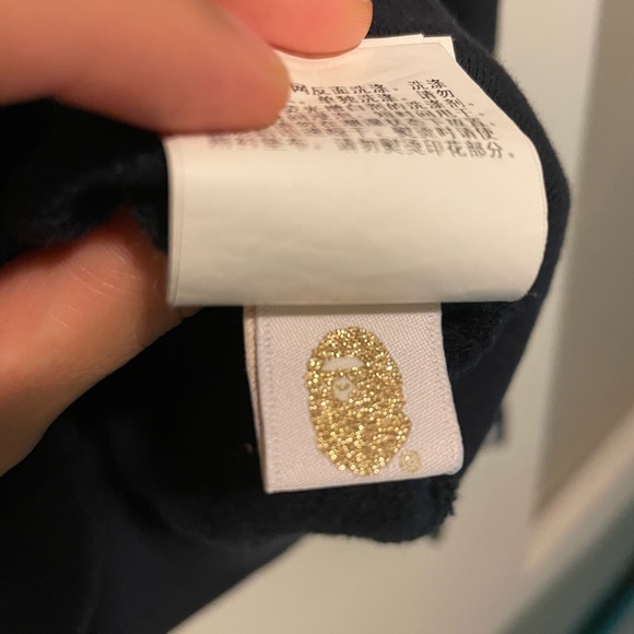 Bape Navy crew sweater - Picture 3 of 3